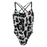 Nike Modern Spiderback On Baddräkt female, Black