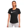 Nike Swoosh T-shirt Med Korta ärmar female, Black / white 1