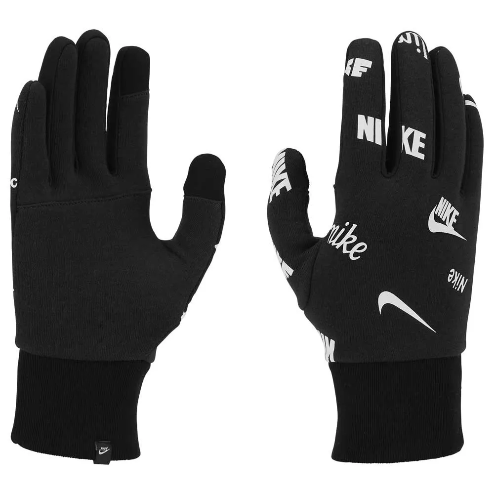 Nike Tg Club Fleece 2.0 Printed Handskar male, Black / black / white
