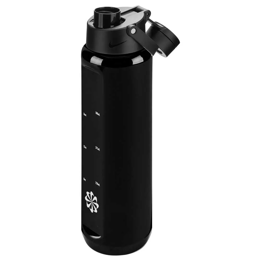 Nike Tritan Renew Rechargegraphic Chug 24oz/710ml Vattenflaska, Black / black / white, One Size Nike Tritan Renew Rechargegraphic Chug 24oz/710ml Vattenflaska, Black / black / white, One Size