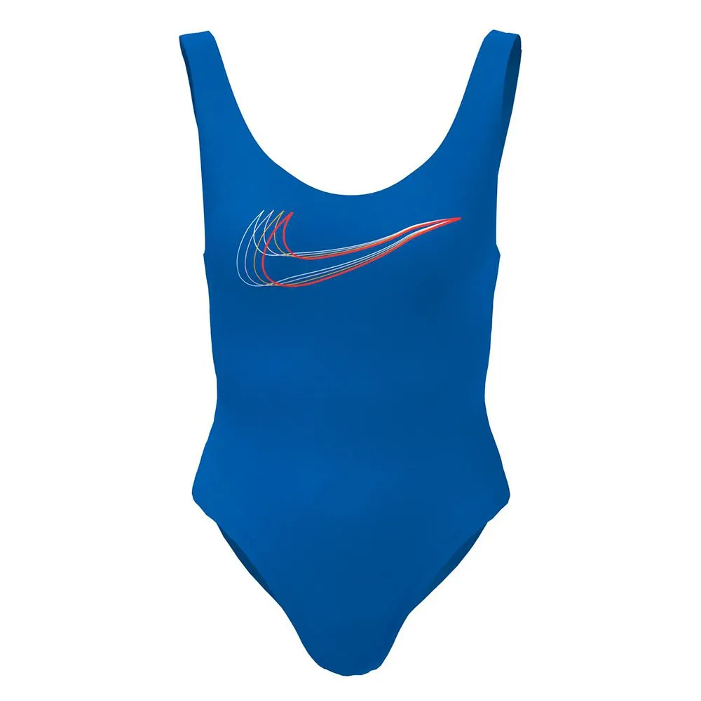 Nike U-back Multi Logo Baddräkt female, Hyper royal