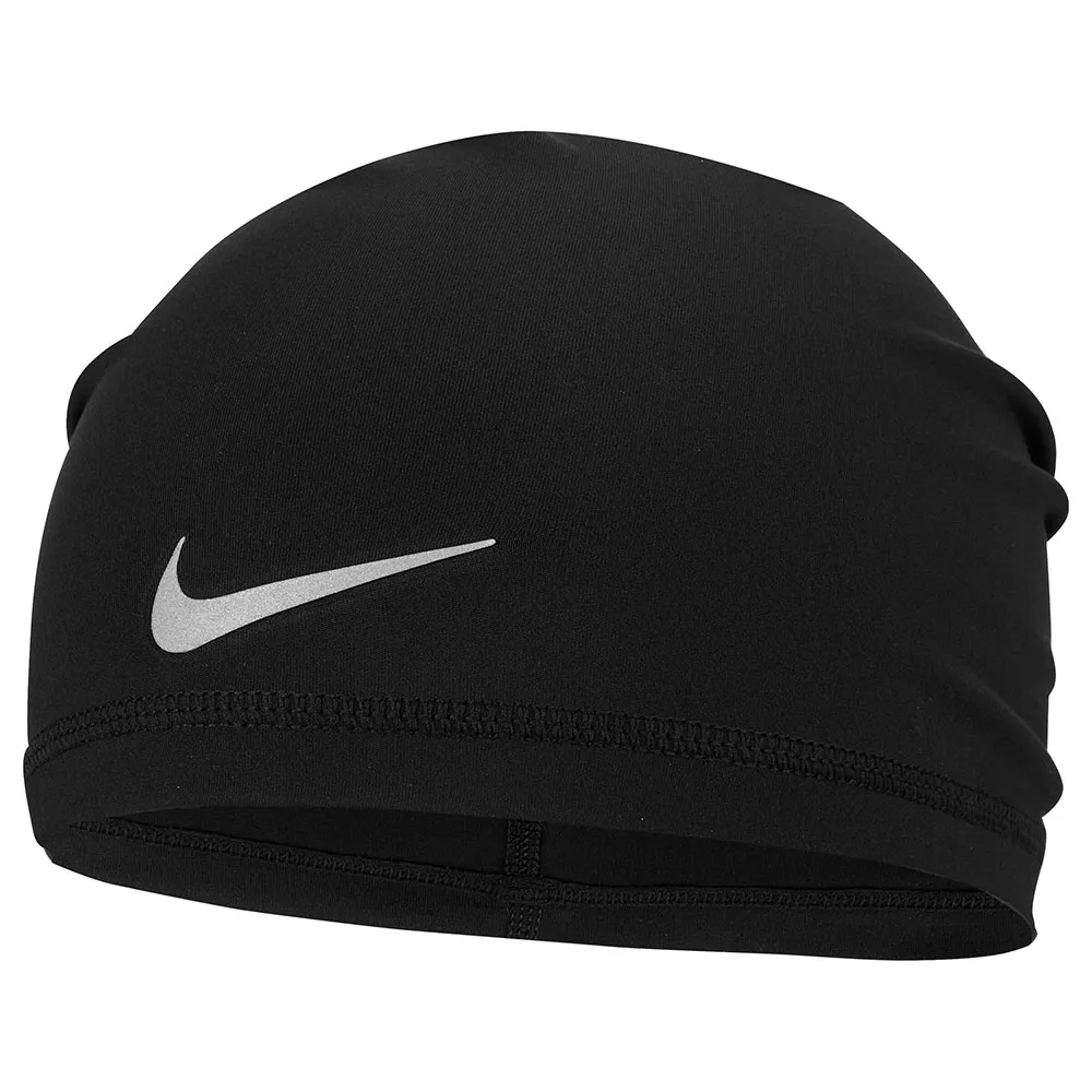 Nike U Peak Dri-fit Uncuffed Mössa male, Black / silver Nike U Peak Dri-fit Uncuffed Mössa male, Black / silver
