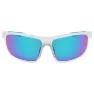 Nike Windtrack Run Mirrored Solglasögon unisex, Matte clear / green mirror, One Size