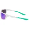 Nike Windtrack Run Mirrored Solglasögon unisex, Matte clear / green mirror, One Size