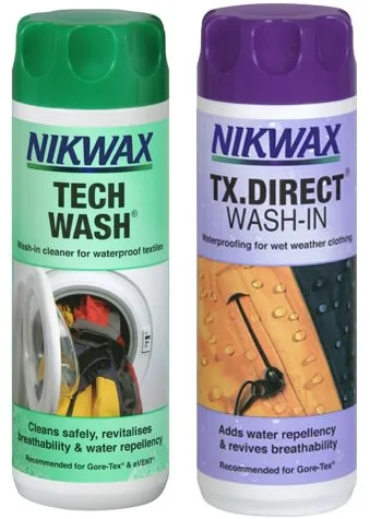 Nikwax Duo Pack-Tech Wash/TX.Direct, One Size Nikwax Duo Pack-Tech Wash/TX.Direct, One Size