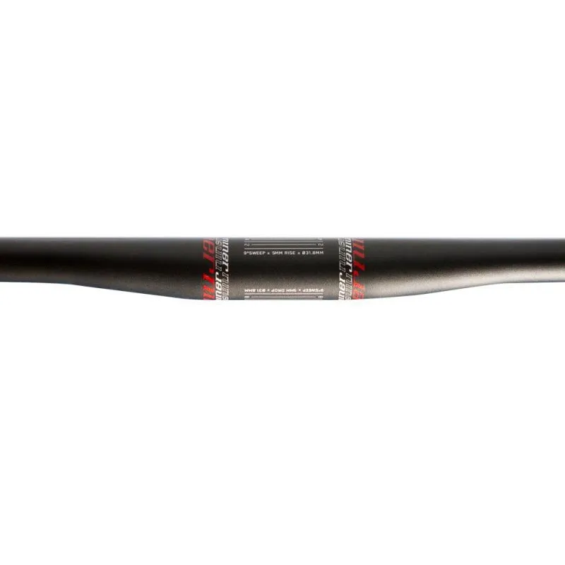 Niner Flat Top Alloy Styre, Red, 31.8mm, 710mm