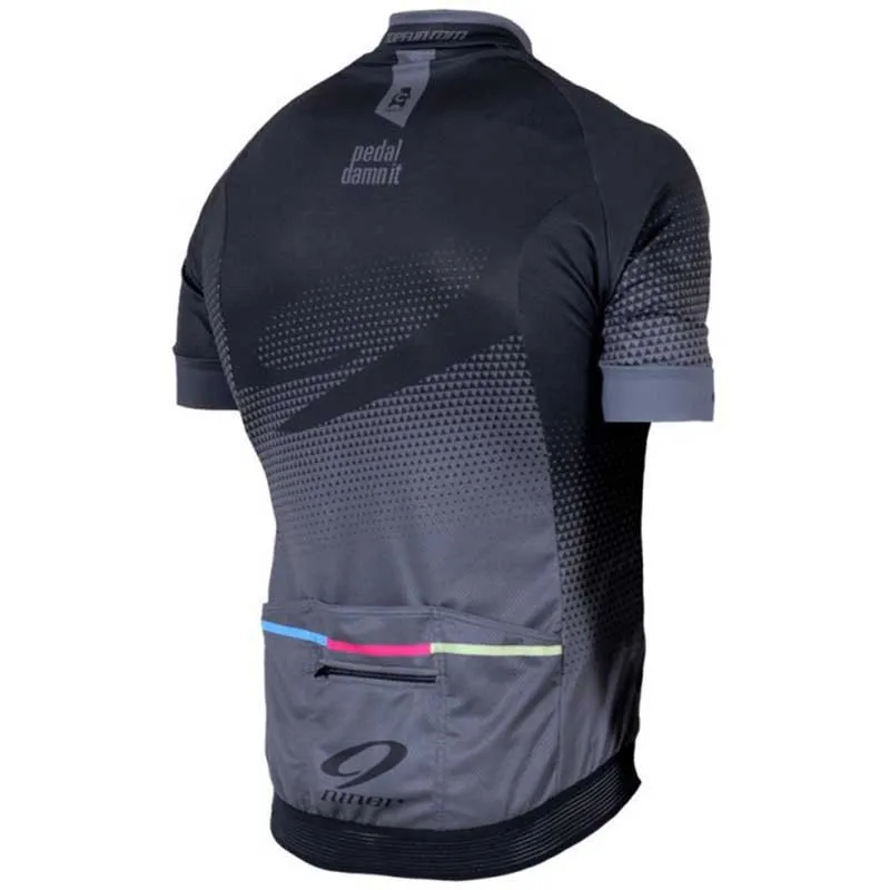 Niner Team Cmyk 2017 Korta ärmar Cykeltröja, Grey