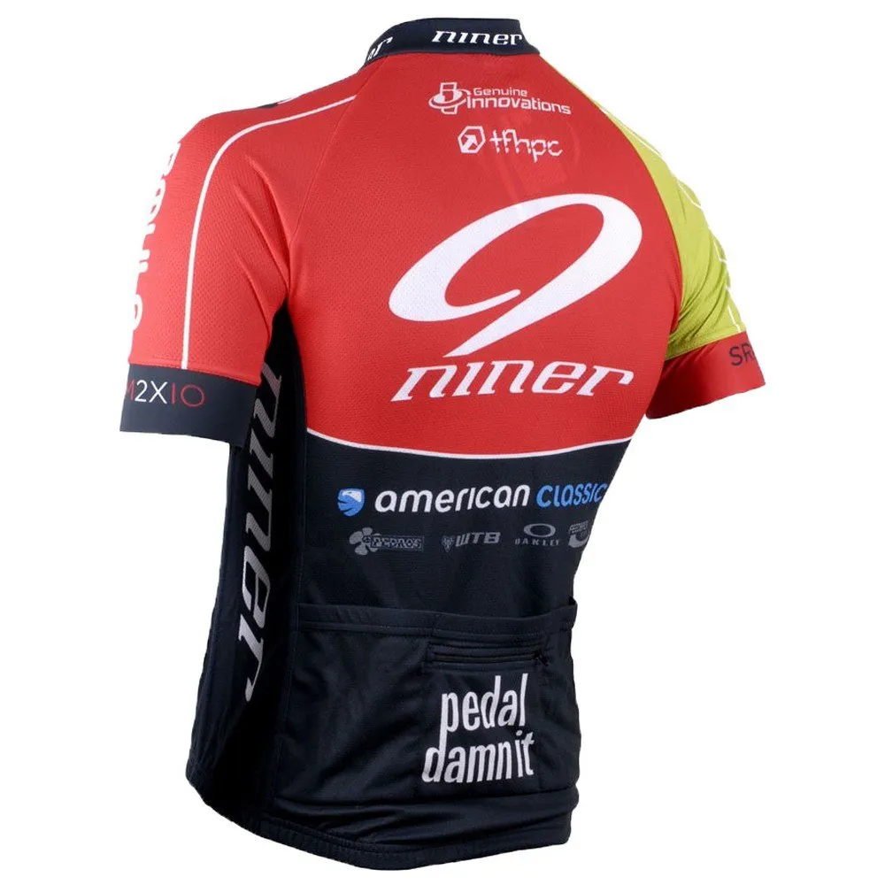 Niner Team Korta ärmar Cykeltröja, Red / black / yellow, S Niner Team Korta ärmar Cykeltröja, Red / black / yellow, S