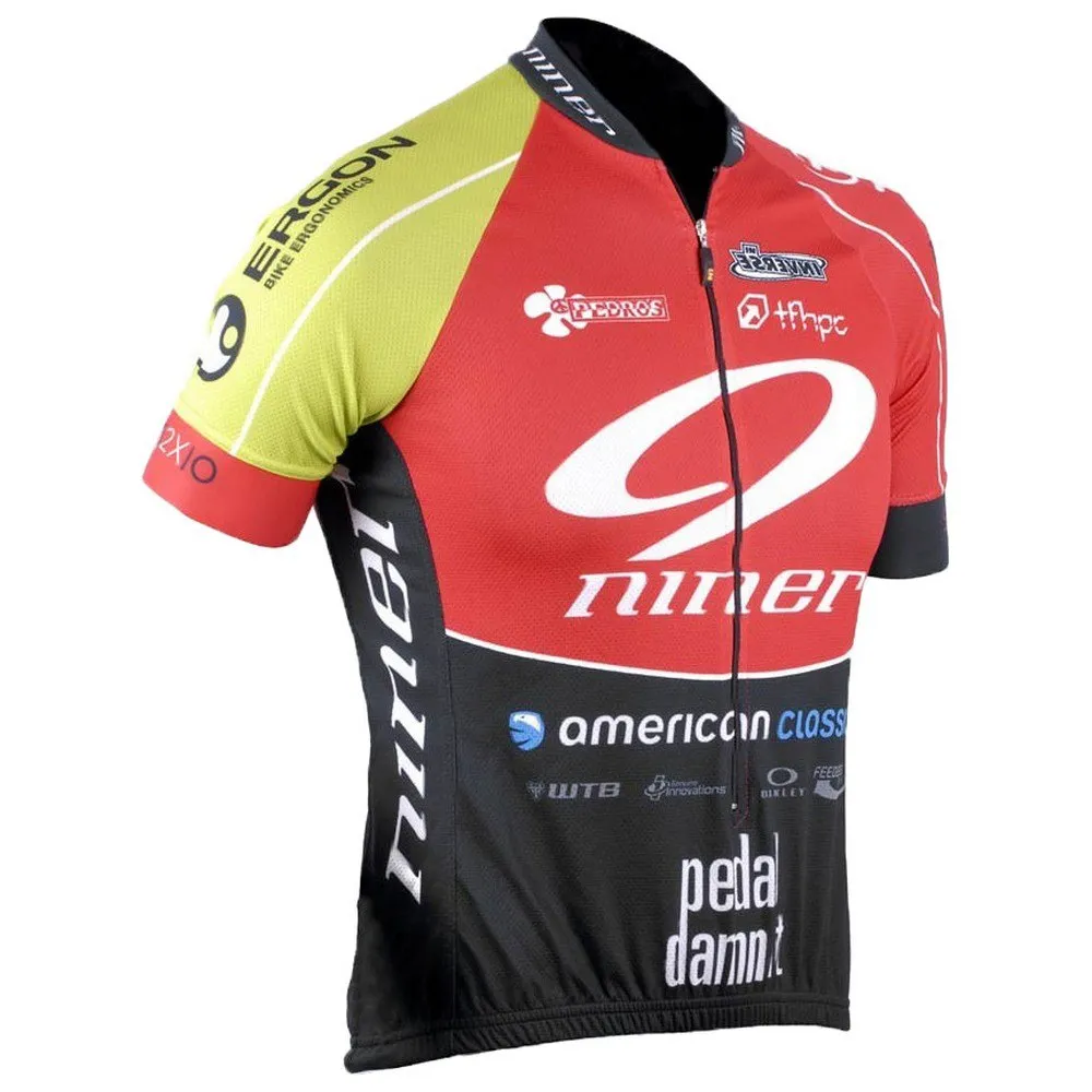 Niner Team Korta ärmar Cykeltröja, Red / black / yellow, S Niner Team Korta ärmar Cykeltröja, Red / black / yellow, S