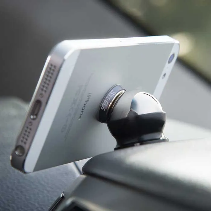 Nite Ize Steelie Car Mount Kit Stöd, Chrome, One Size