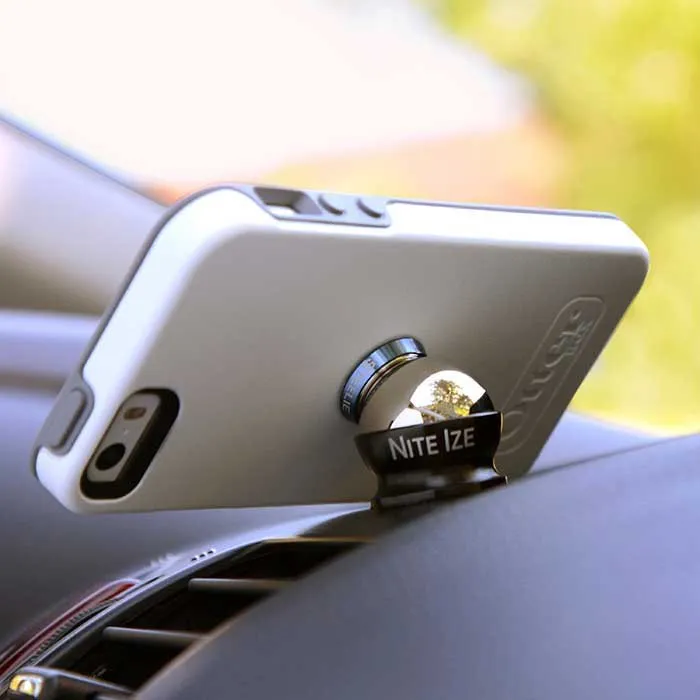 Nite Ize Steelie Car Mount Kit Stöd, Chrome, One Size