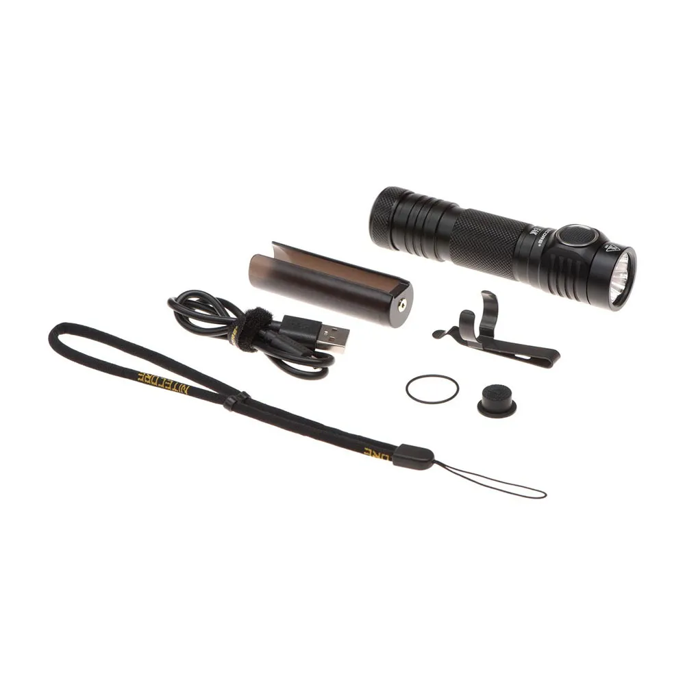 Nitecore E4k Ficklampa, Black, One Size