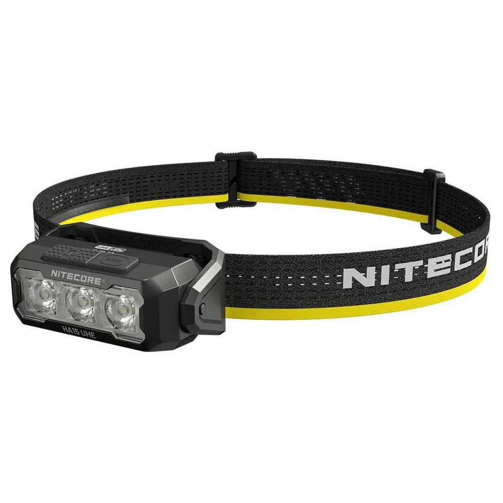 Nitecore Ha15 Uhe Pannlampa, Black / yellow, 400 Lumens