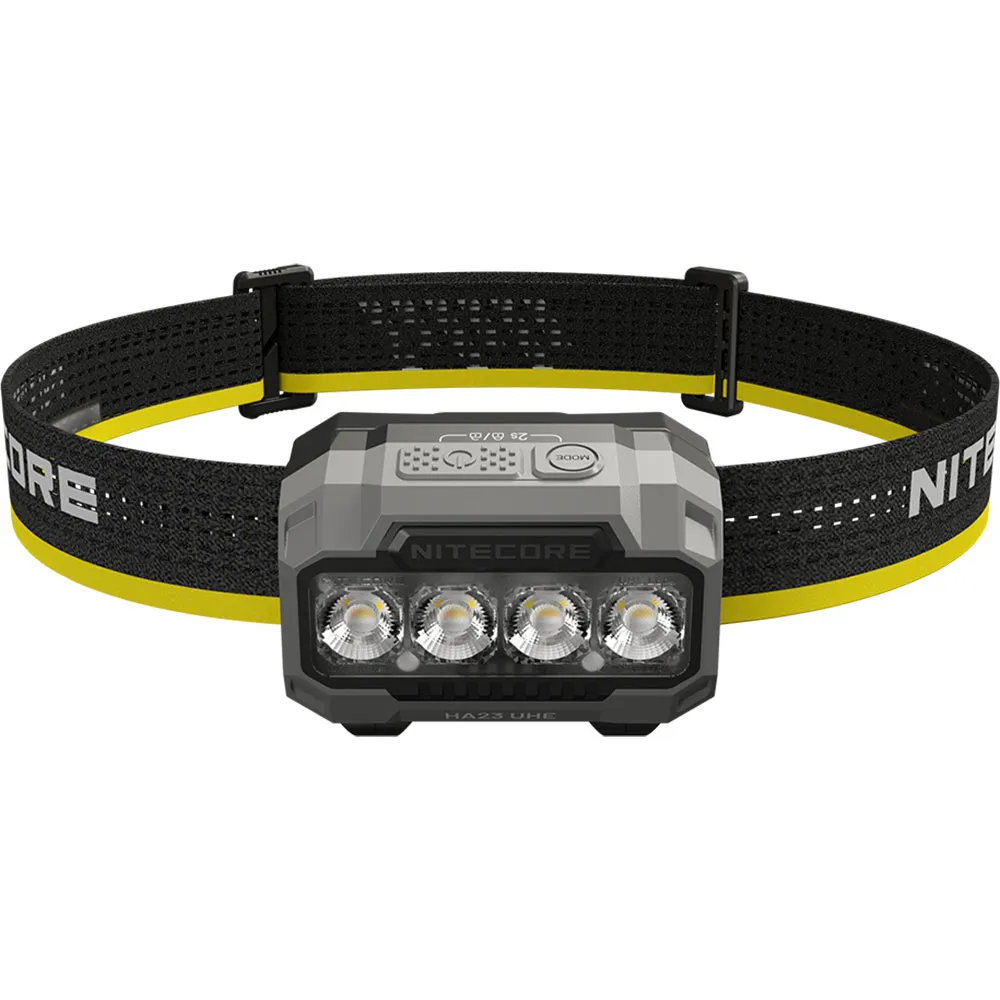 Nitecore Ha23-uhe Pannlampa, Black / yellow, 600 Lumens
