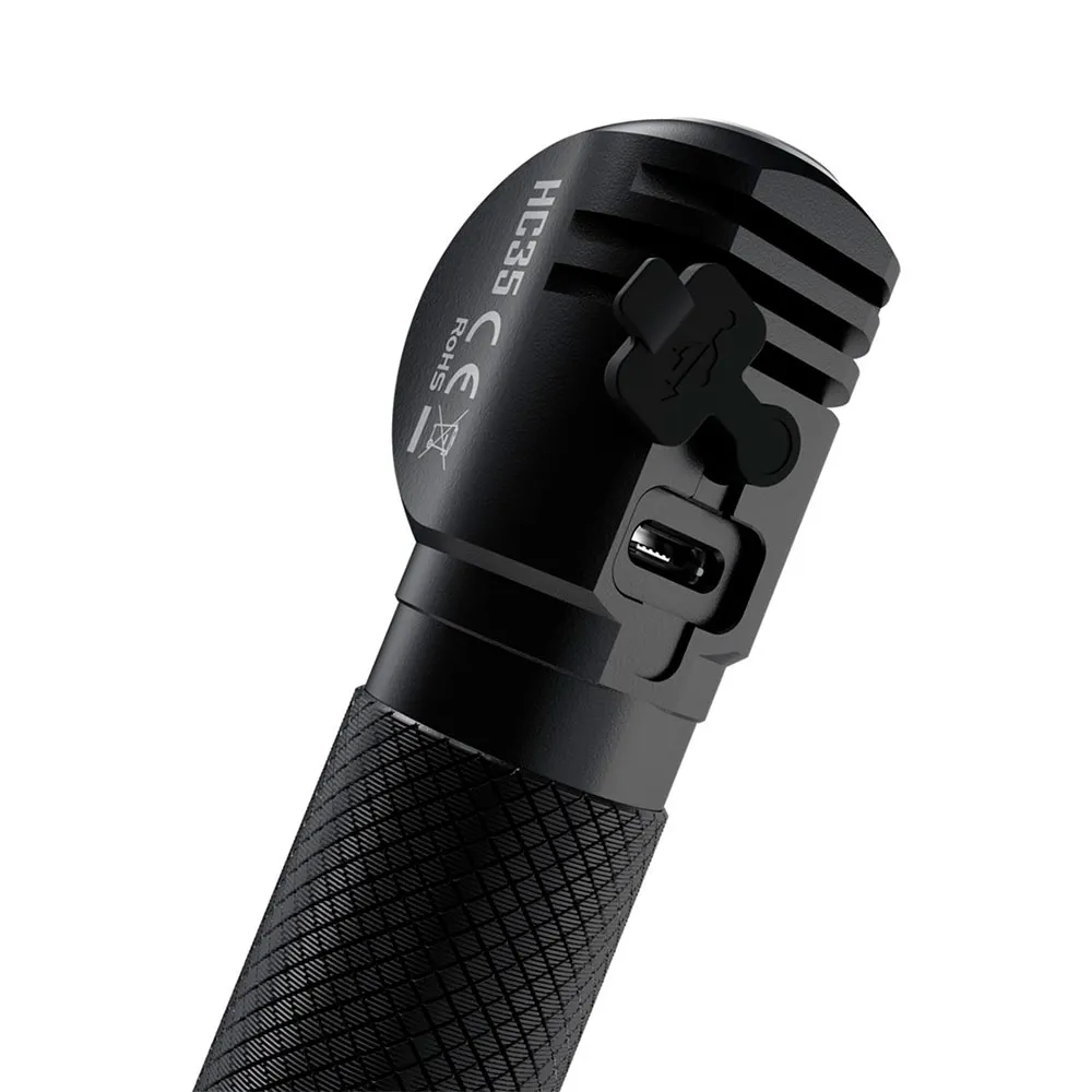 Nitecore Hc35 Pannlampa, Black, One Size Nitecore Hc35 Pannlampa, Black, One Size