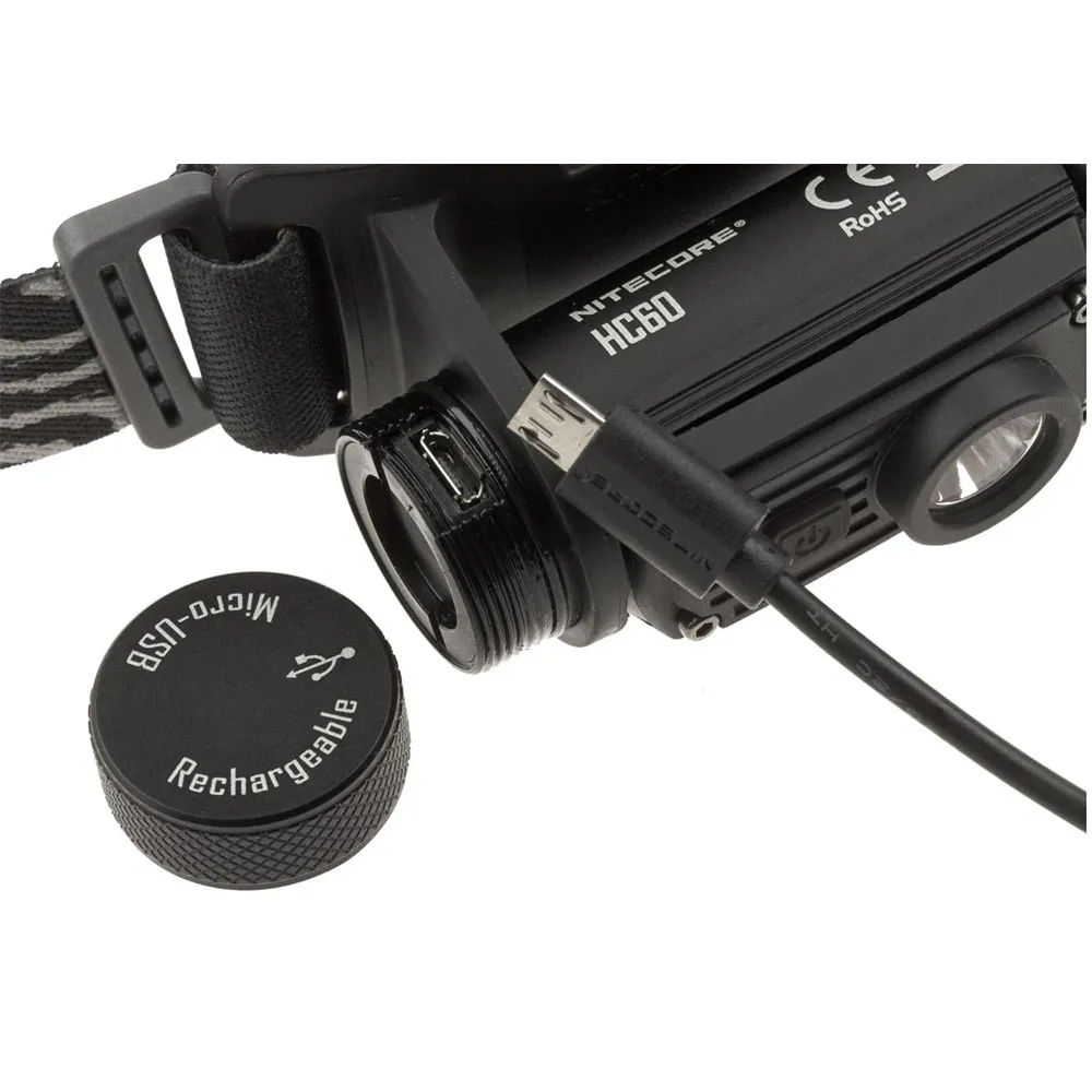 Nitecore Hc60 Pannlampa, Black, One Size