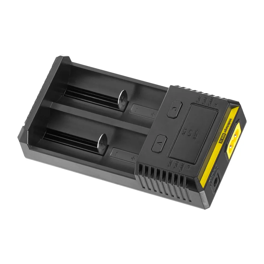 Nitecore Intellicharger New I2 Batteriladdare, Black, One Size