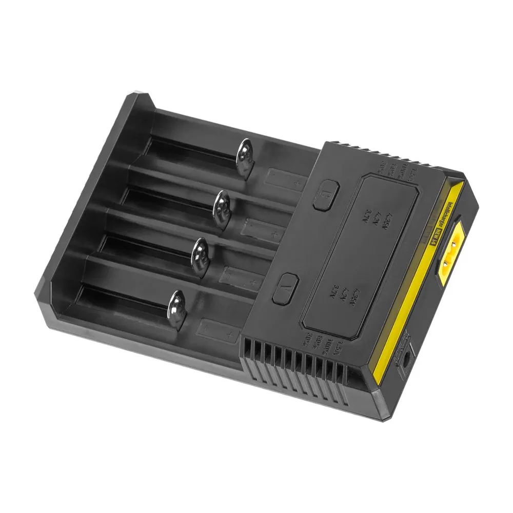 Nitecore Intellicharger New I4 Batteriladdare, Black, One Size