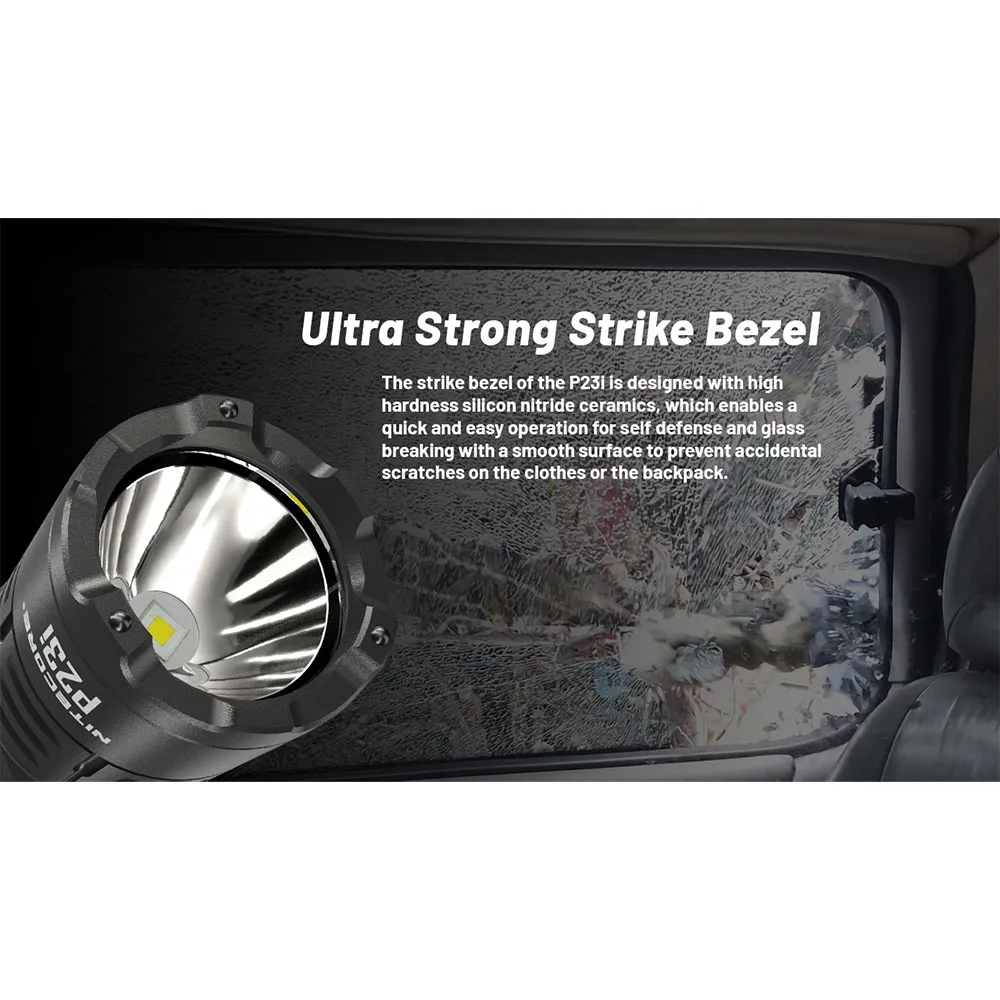 Nitecore P23i Precise Tactical Ficklampa, Black, 3000 Lumens