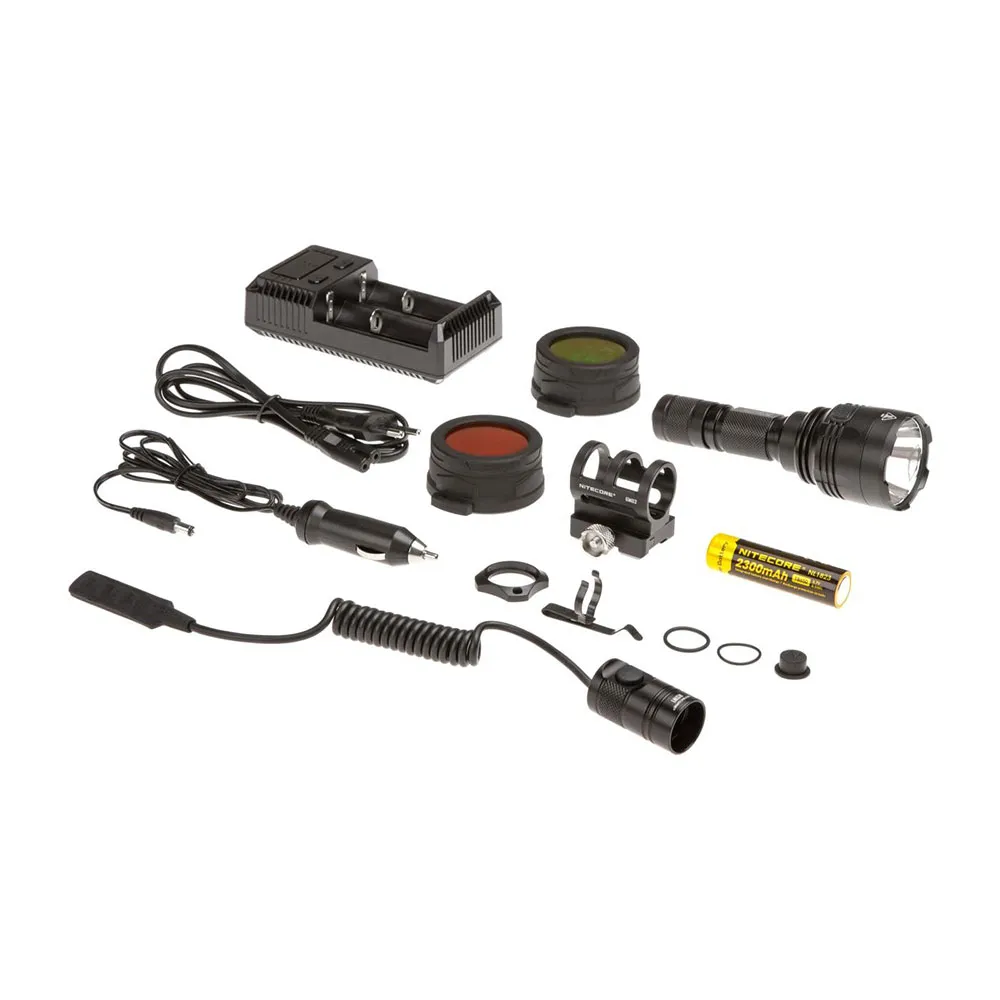 Nitecore P30 Hunting Kit Ficklampa, Black, One Size
