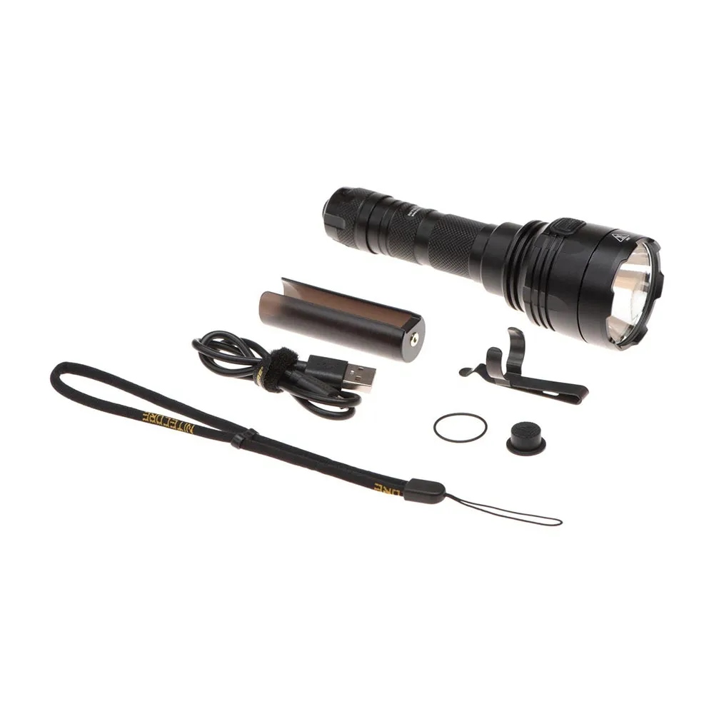 Nitecore P30 New Precise Tactical + Nl2150r Ficklampa, Black, One Size