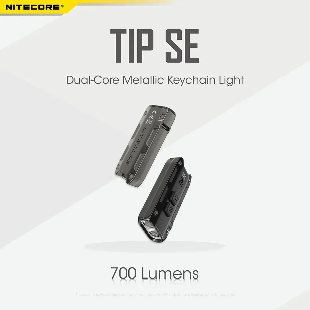 Nitecore Tip Se Ficklampa, Black, 700 Lumens