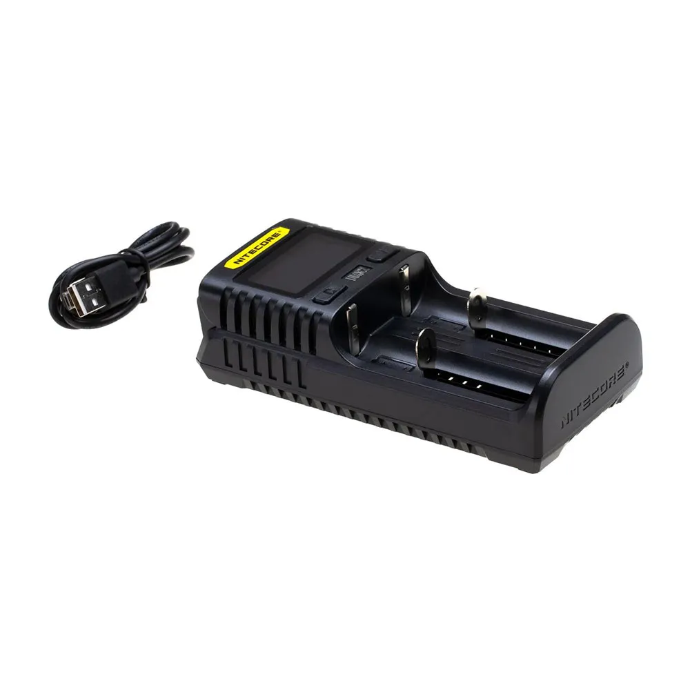 Nitecore Ums2 Batteriladdare, Black, One Size