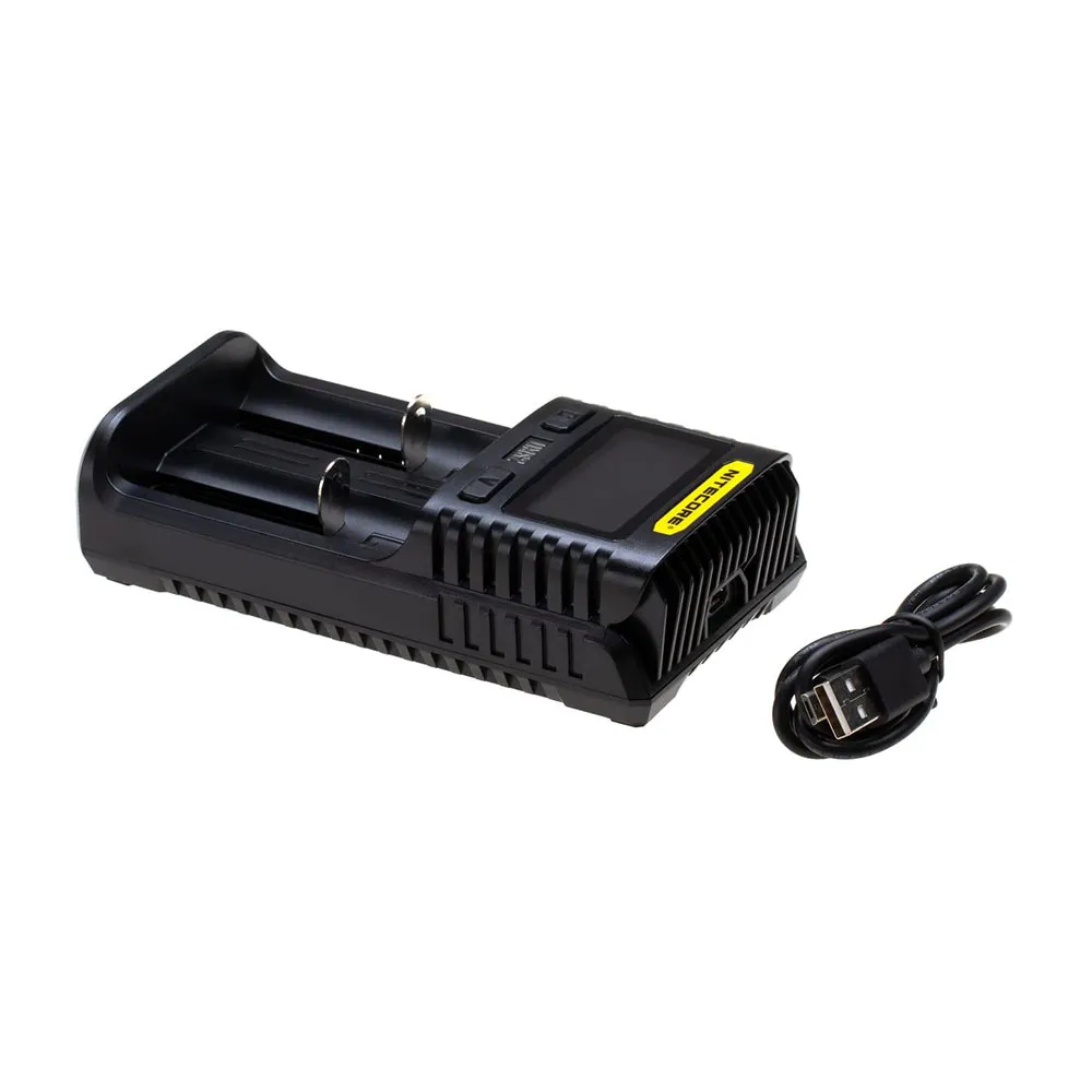 Nitecore Ums2 Batteriladdare, Black, One Size