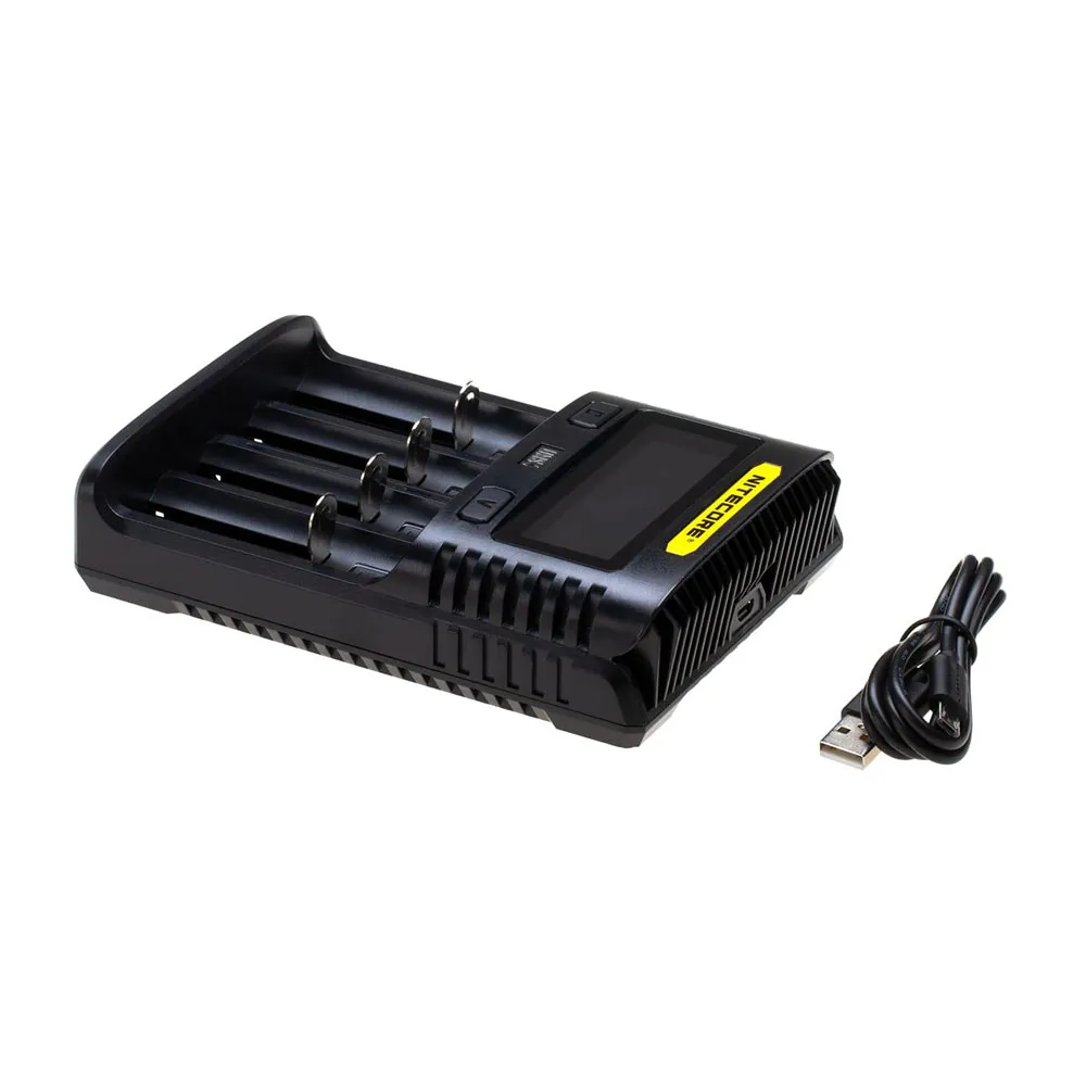 Nitecore Ums4 Batteriladdare, Black, One Size