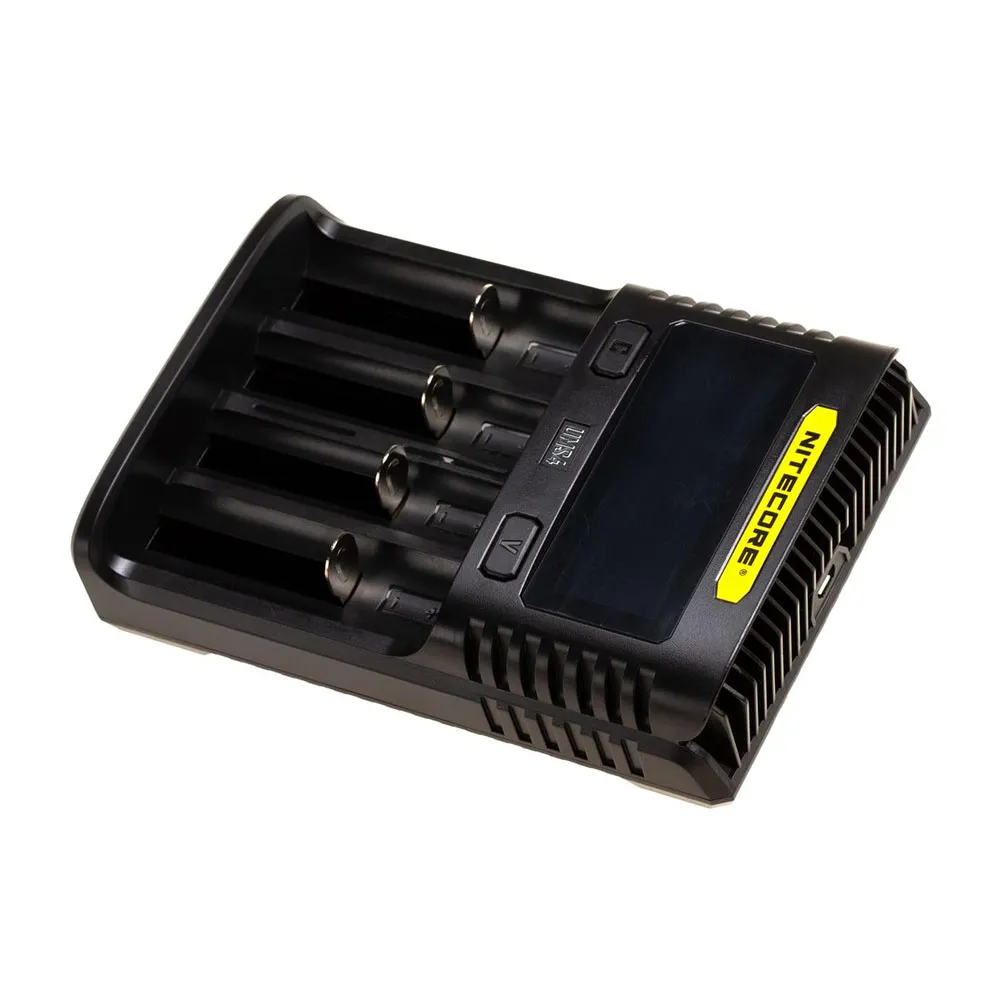 Nitecore Ums4 Batteriladdare, Black, One Size