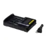Nitecore Ums4 Batteriladdare, Black, One Size