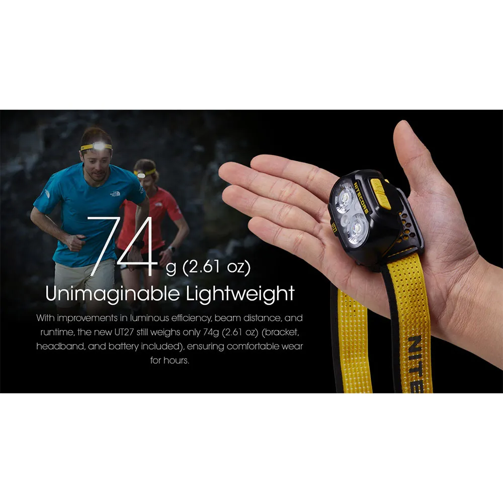 Nitecore Ut27 Pro Pannlampa, Yellow, 800 Lumens