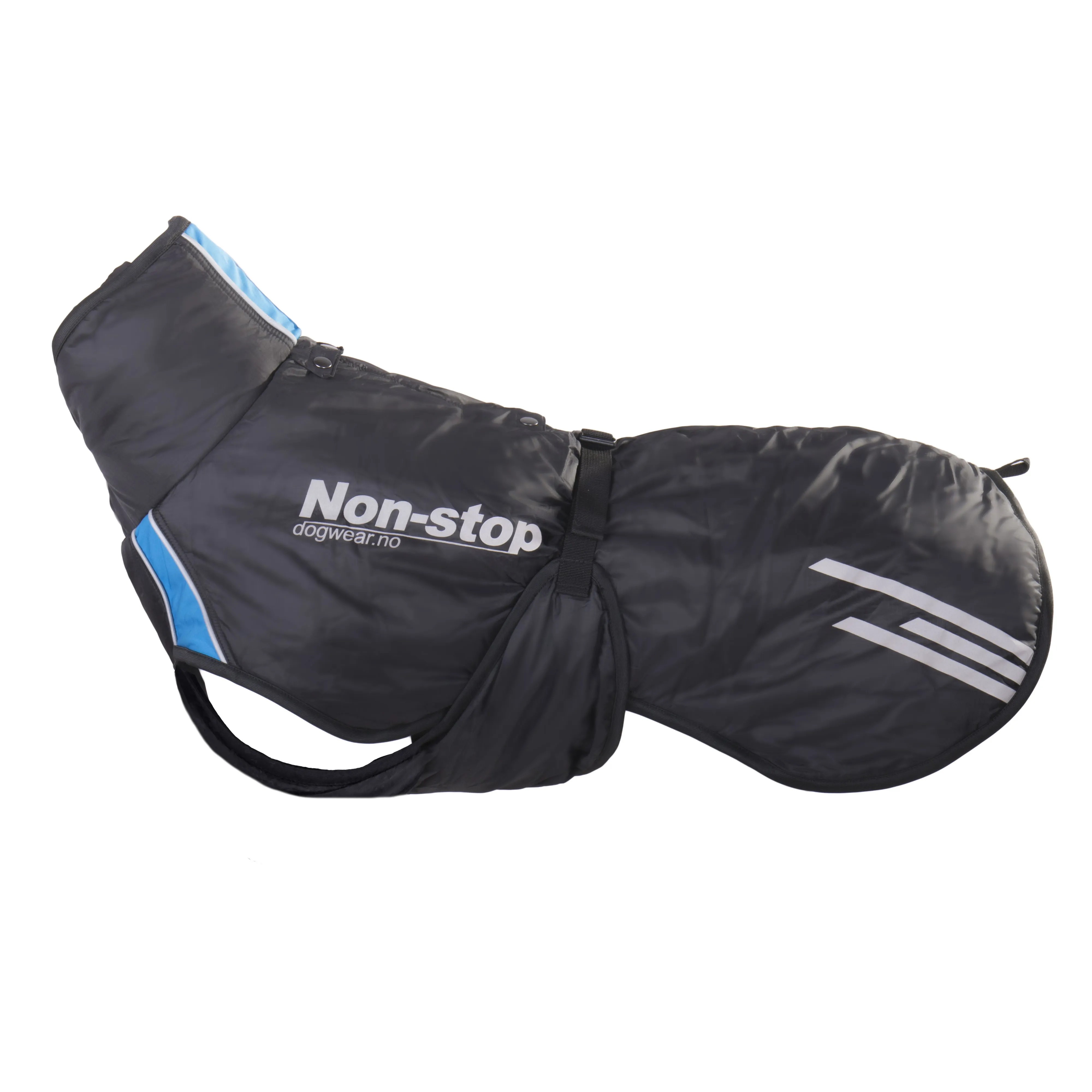 Non-stop Dogwear Pro Warm Jacket, Black/Blue, 24 Non-stop Dogwear Pro Warm Jacket, Black/Blue, 24