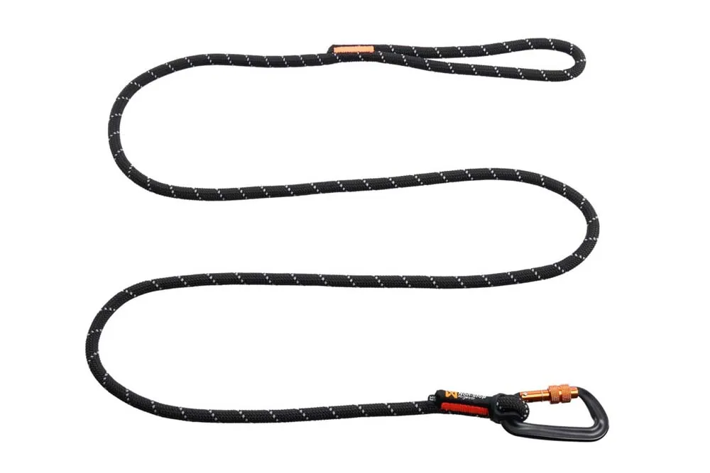 Non-stop Dogwear Rock Leash, black, 1.8m Non-stop Dogwear Rock Leash, black, 1.8m