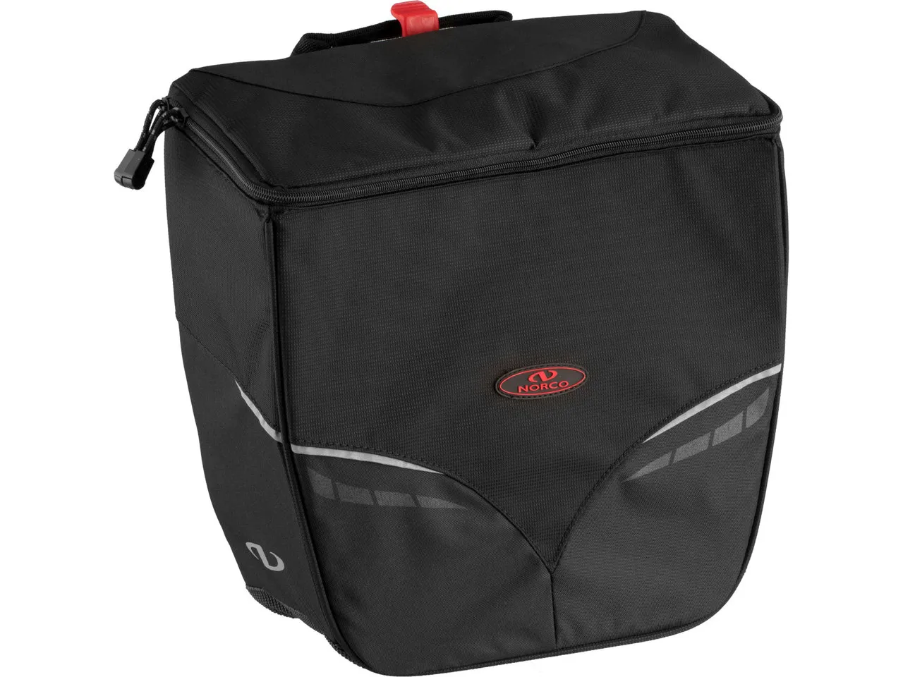 Norco Canmore City Tasche mit KlickFix Kompaktschiene, Black, One Size