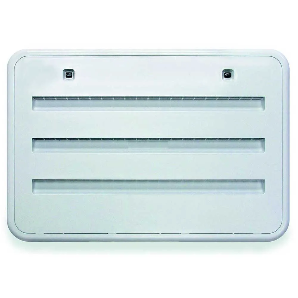 Norco Ventilationsgaller Av Plast, Polar white, 349.25 x 546.1mm