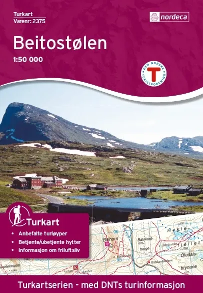 Nordeca Beitostølen Vandringskarta