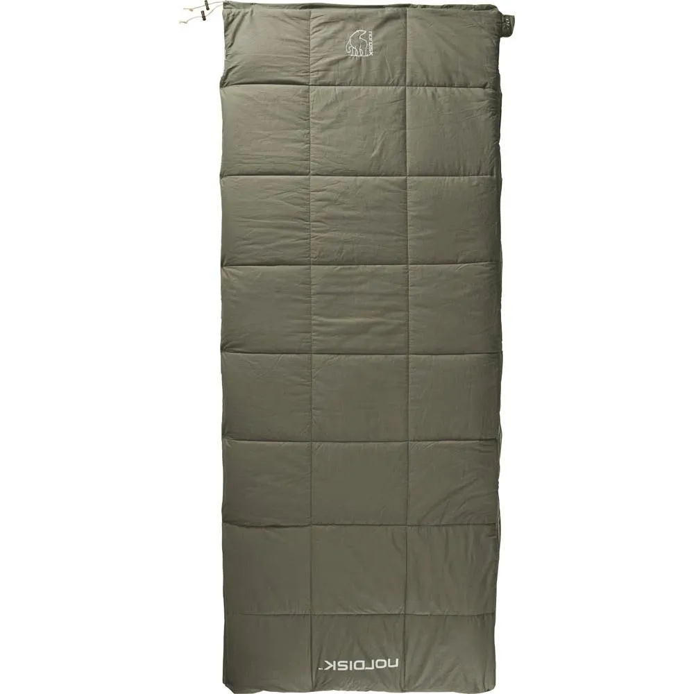Nordisk Almond +10 Sovsäck, Green, Left Zipper