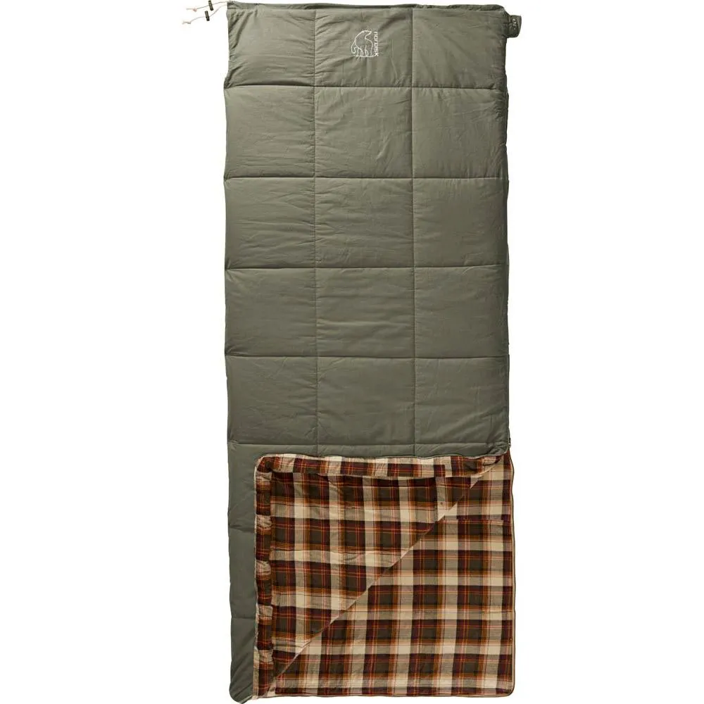Nordisk Almond +10 Sovsäck, Green, Left Zipper