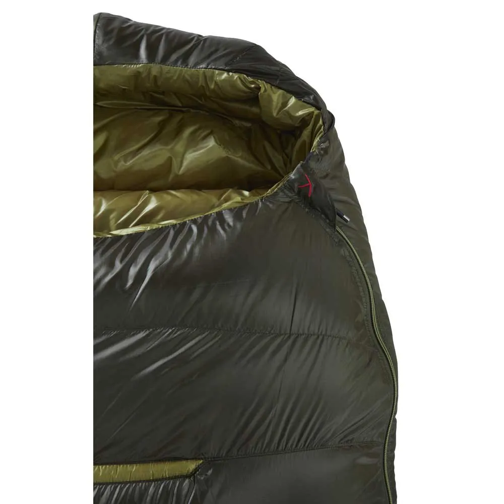 Nordisk Balance 400 Sovsäck, Forest night / green moss, Left Zipper
