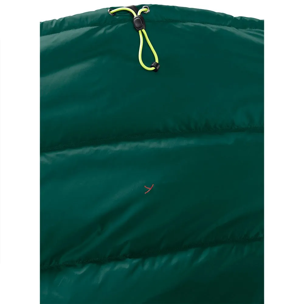 Nordisk Cosy Legs Kort Sovsäck, Scarab / lime