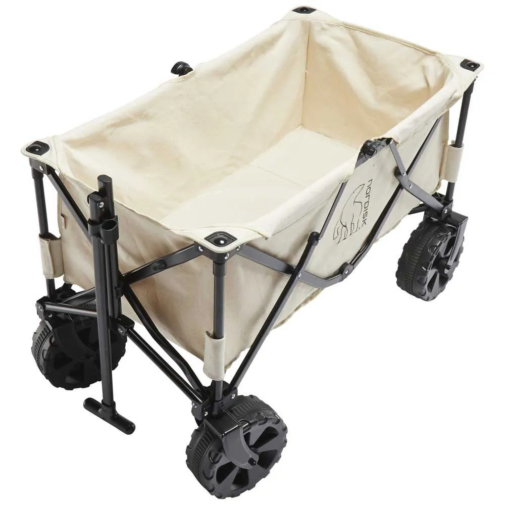 Nordisk Cotton Canvas Kundvagn, Natural, One Size