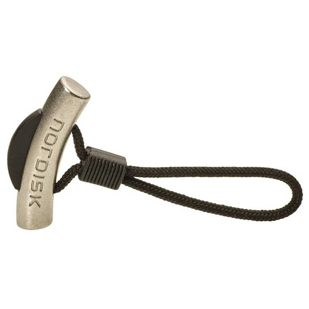Nordisk Dragkedjeögla Thor Hammer Stöd 15 Enheter, Silver, One Size