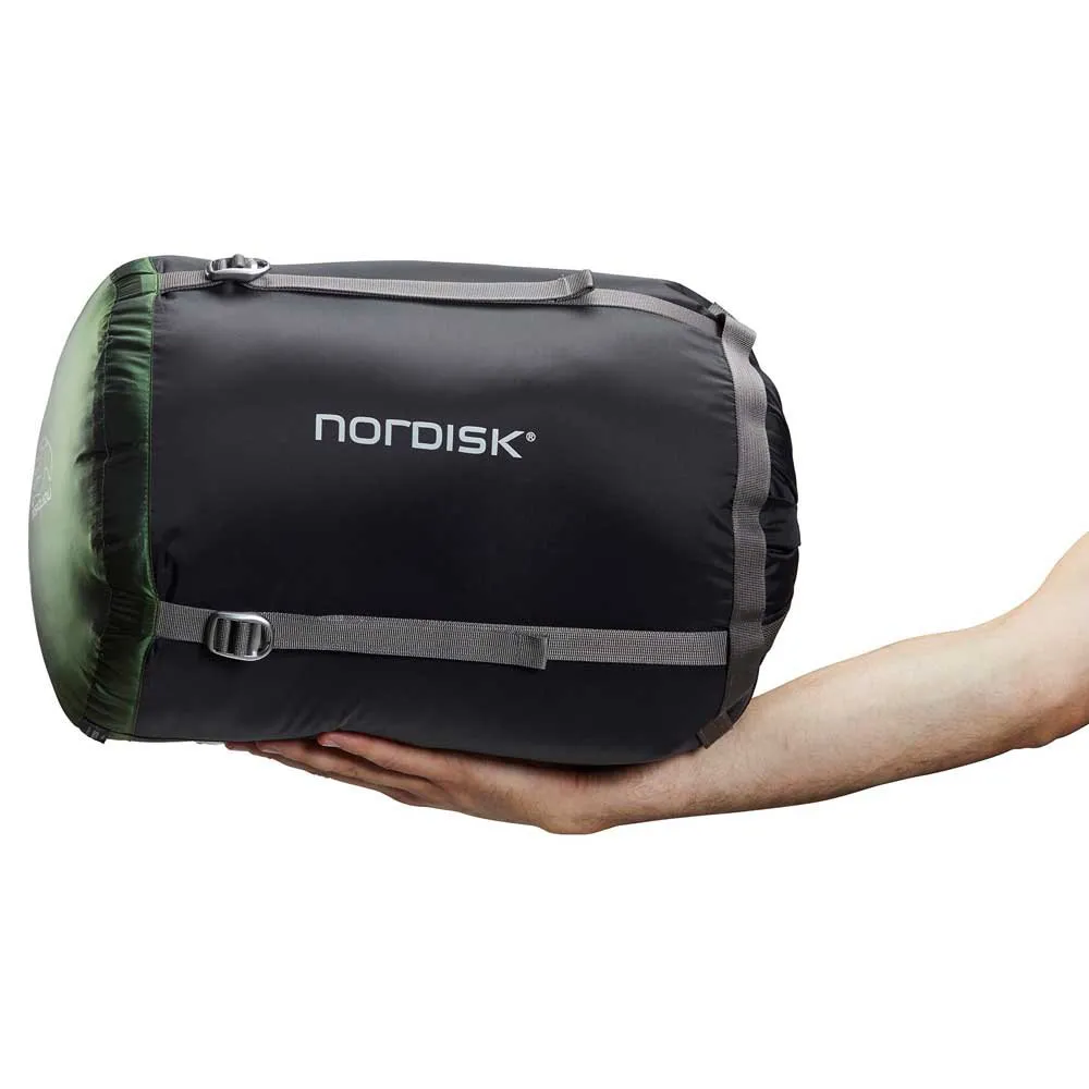 Nordisk Gormsson -20ºc Sovsäck, Artichoke green / mustard yellow / black, Left Zipper