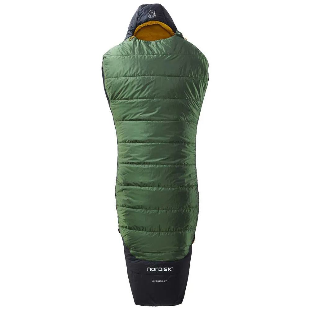 Nordisk Gormsson -2ºc Sovsäck, Artichoke green / mustard yellow / black, Left Zipper Nordisk Gormsson -2ºc Sovsäck, Artichoke green / mustard yellow / black, Left Zipper