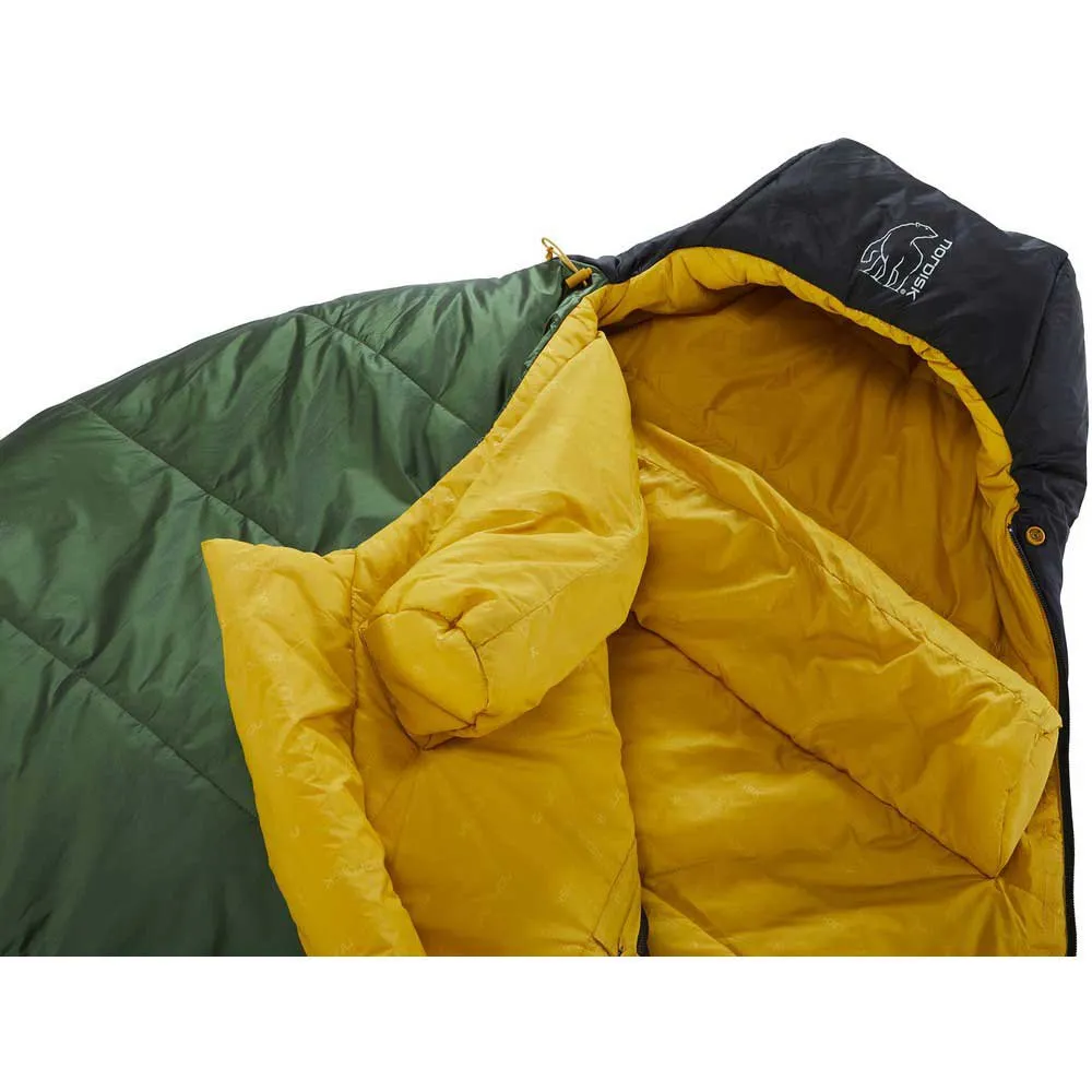 Nordisk Gormsson -2ºc Sovsäck, Artichoke green / mustard yellow / black, Left Zipper Nordisk Gormsson -2ºc Sovsäck, Artichoke green / mustard yellow / black, Left Zipper