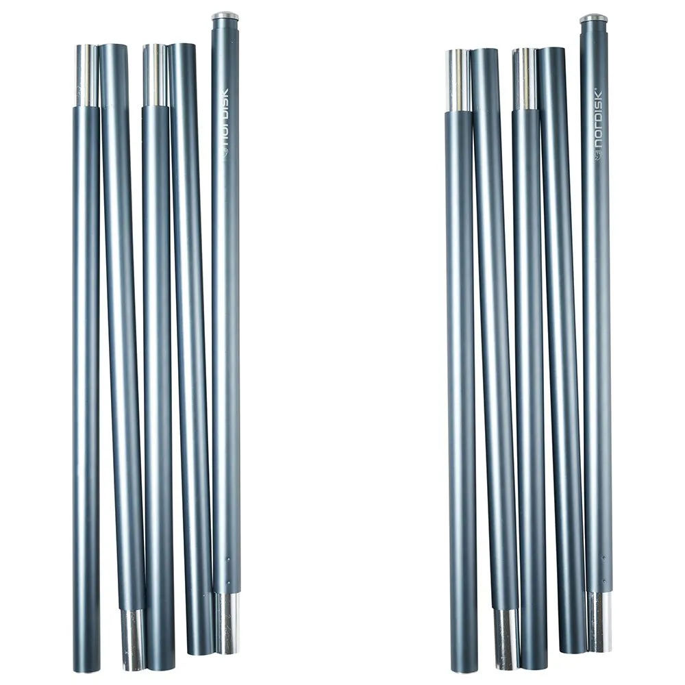 Nordisk Midgard 9.2 A Frame Alu Stolpsats 2 Enheter, Silver, One Size