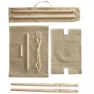 Nordisk Moesgaard Wooden Stol, Wood / cotton, One Size