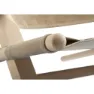 Nordisk Moesgaard Wooden Stol, Wood / cotton, One Size
