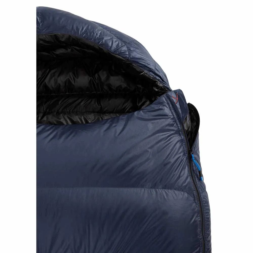 Nordisk Passion Three Sovsäck, Mood indigo / black, Left Zipper